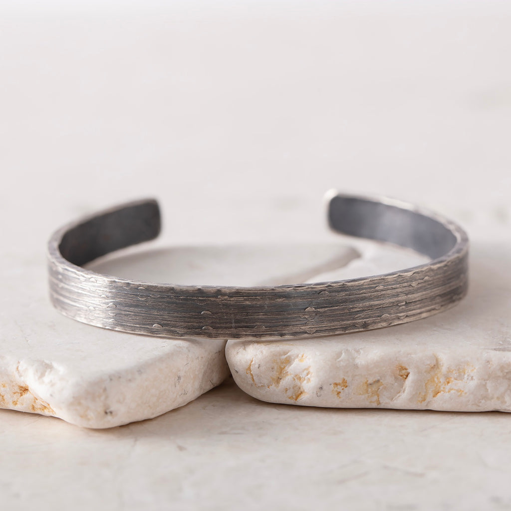 アクセサリー 191RRL Hammered Sterling Silver L MC3-